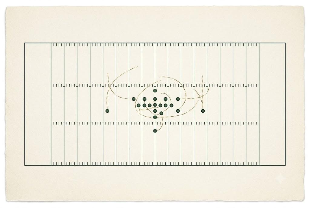 Multi-Platform American Football Play Visualizer illustration